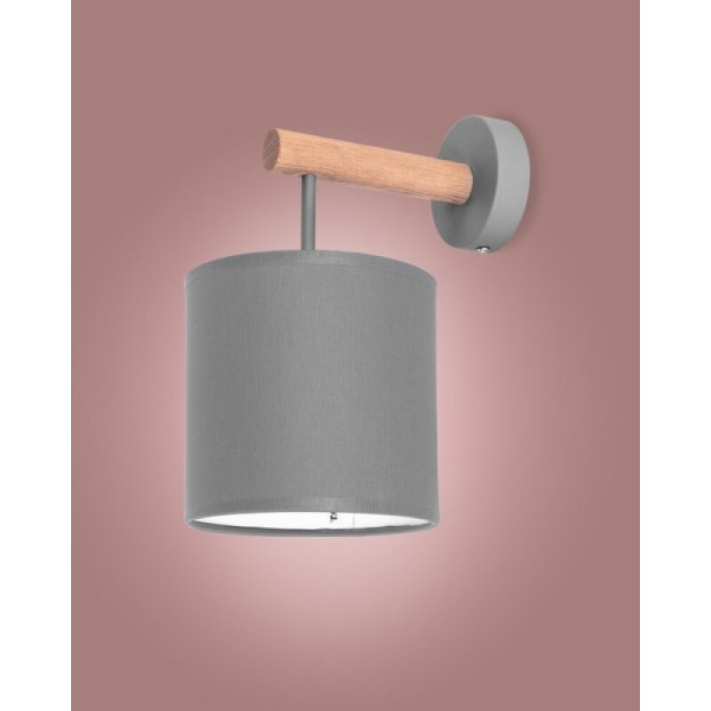 Бра, настінний світильник TK Lighting 4110 Deva graphite