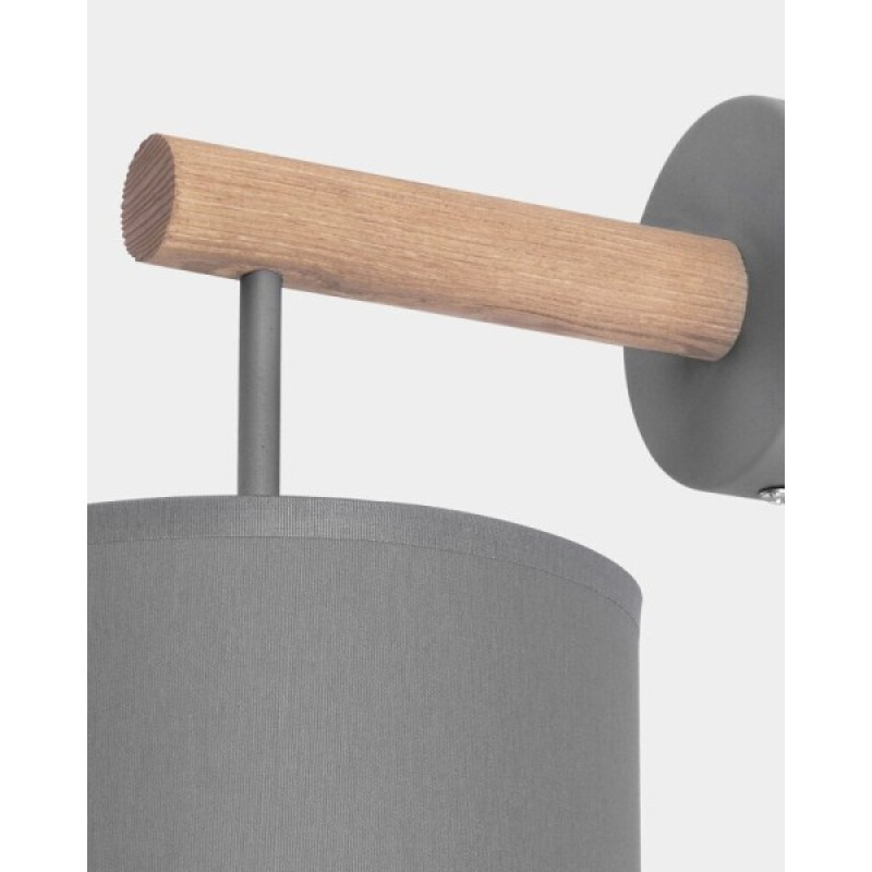 Бра, настінний світильник TK Lighting 4110 Deva graphite