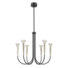 Люстра Zuma Line P0603-06F-SDB1 Boston LED 6x5W 3000K 3300Lm IP20 золота (5907925003671)