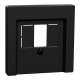 Накладка розетки TAE/аудіо/USB Schneider Electric Merten System M MEG4250-0403 (чорна матова)