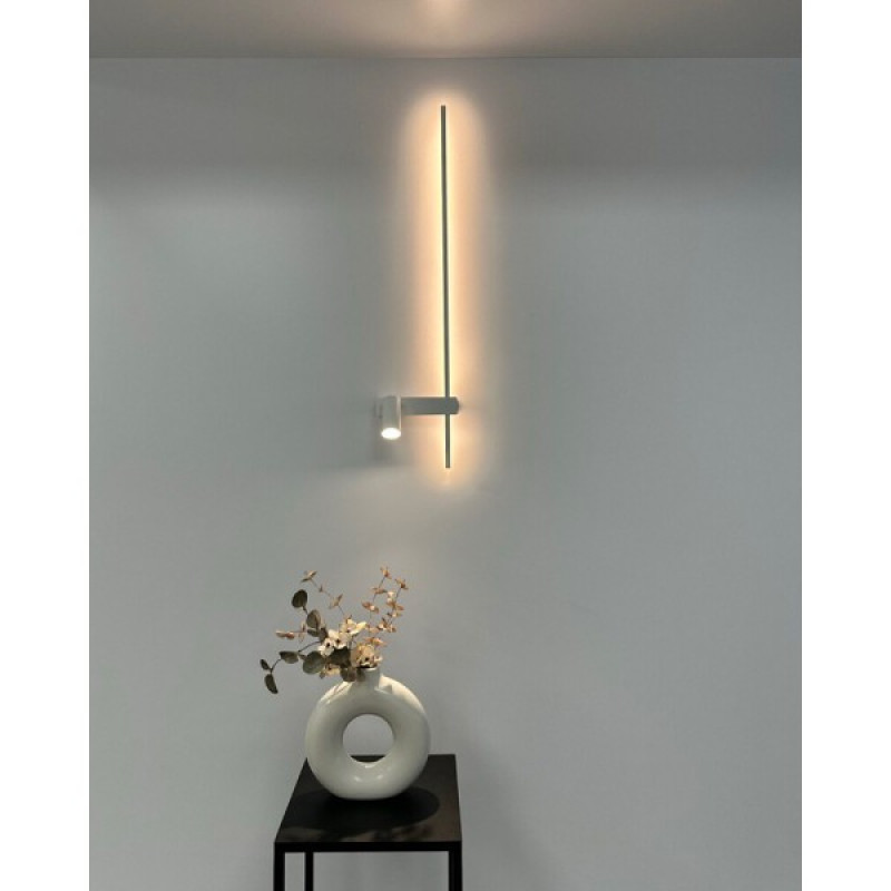 Бра, настенный светильник Nowodvorski 11580 Easy Right LED+GU10 MR11 11W+10W 3000K 450Lm IP20 белый