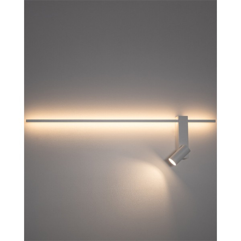Бра, настенный светильник Nowodvorski 11580 Easy Right LED+GU10 MR11 11W+10W 3000K 450Lm IP20 белый