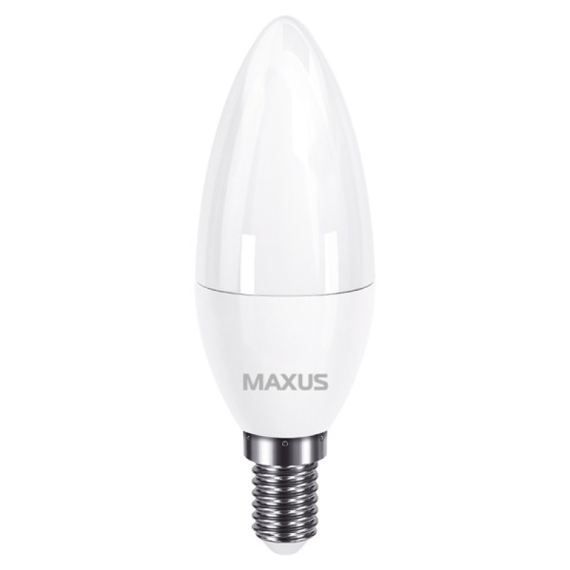 Світлодіодна лампа свічка Maxus C37 5Вт 3000K 220В E14 (1-LED-731)