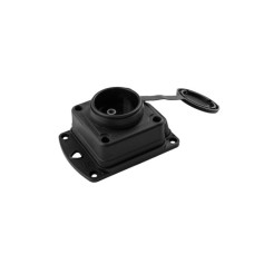 Колодка Violux каучук настенная 1-ная без заземления с крышкой IP44 ( 930690 )