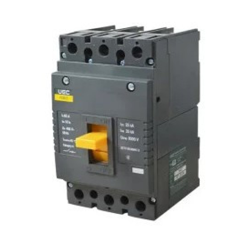 Автоматичний вимикач UEC PCB35 3Р 250А 35кА з електронним розчіплювачем PR211 (MCCB-PCB-35-3-0250E)