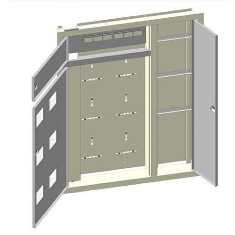 Повна монтажна панель розбірного щита Білмакс Б00030891 ПМ 2000-12 (без УМБ) для ширини 1200