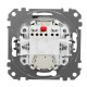 Двухклавишный выключатель Schneider Electric Sedna Design & Elements с подсветкой черный SDD114105L