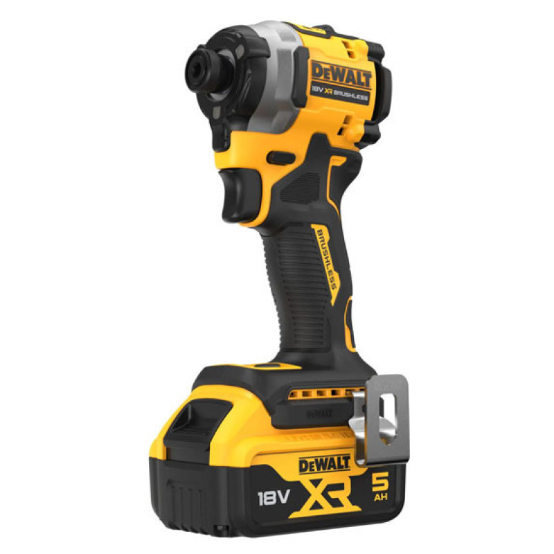 Ударний акумуляторний безщітковий шурупокрут DeWALT DCF850P2T XR Li-Ion 18В з 2 акумуляторами