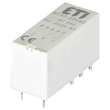 Миниатюрное электромеханическое реле ETI 002473033 MER2-024 AC 2p