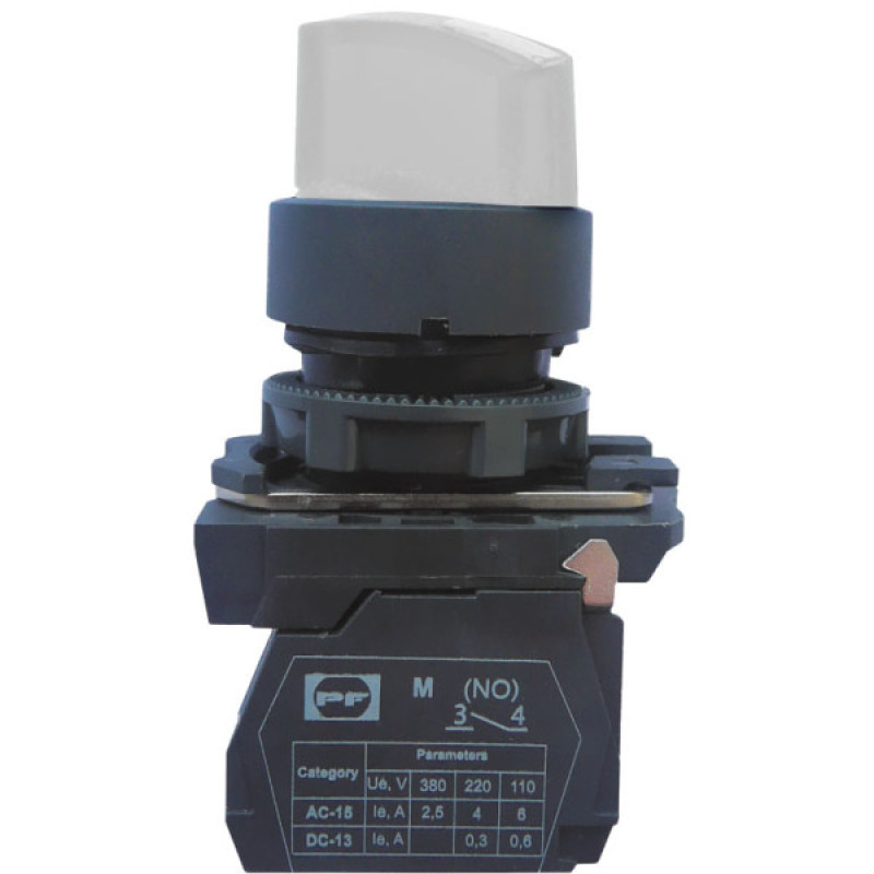 Переключатель Promfactor FP5-AK2165230 1NO белый (FP5-AK2165230)