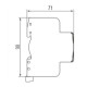 Защитный грозоразрядник Schrack IS211240A Combtec 275В АС 12,5кА 4P класс B+C TNS