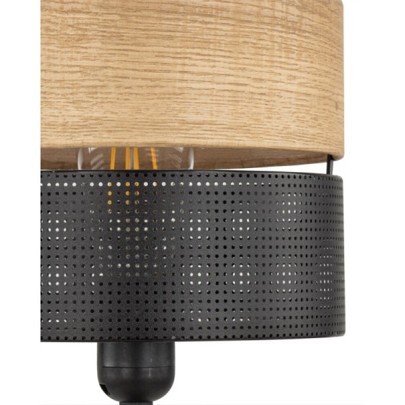 Настільна лампа TK Lighting 5124 Nicol E27 1x15W IP20 чорна