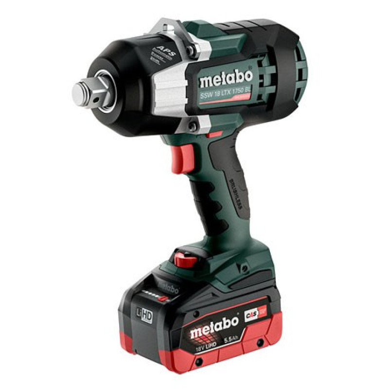 Аккумуляторный ударный гайковерт Metabo SSW 18 LTX 1750 BL 2x LiHD 5,5Ач (602402660)