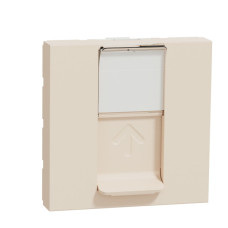 Компьютерная розетка RJ45 Schneider Electric Unica New NU341544 cat6 UTP 2м бежевая