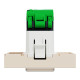 Компьютерная розетка RJ45 Schneider Electric Unica New NU341544 cat6 UTP 2м бежевая