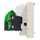 Компьютерная розетка RJ45 Schneider Electric Unica New NU341544 cat6 UTP 2м бежевая
