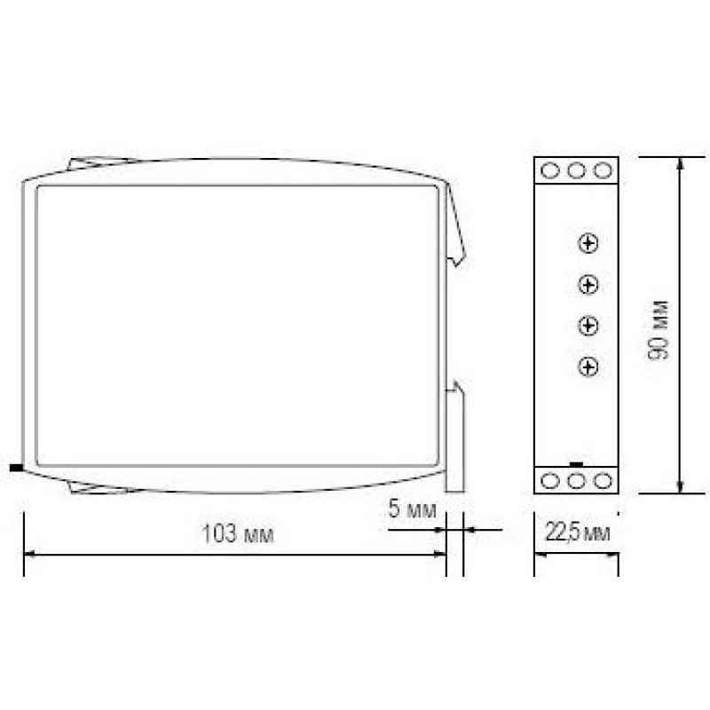 Реле контроля уровня жидкости Schrack 1С 5А 16-240В AC/DC