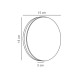 Уличный светильник Nordlux 46941003 Artego Round LED 1x8W 3000K 468Lm IP54 черный