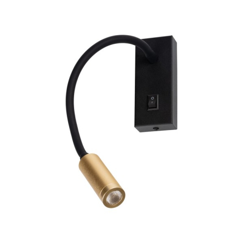 Бра, настенный светильник Kanlux 32519 Tonil LED 1x3.3W 3000K 145Lm IP20 золотой