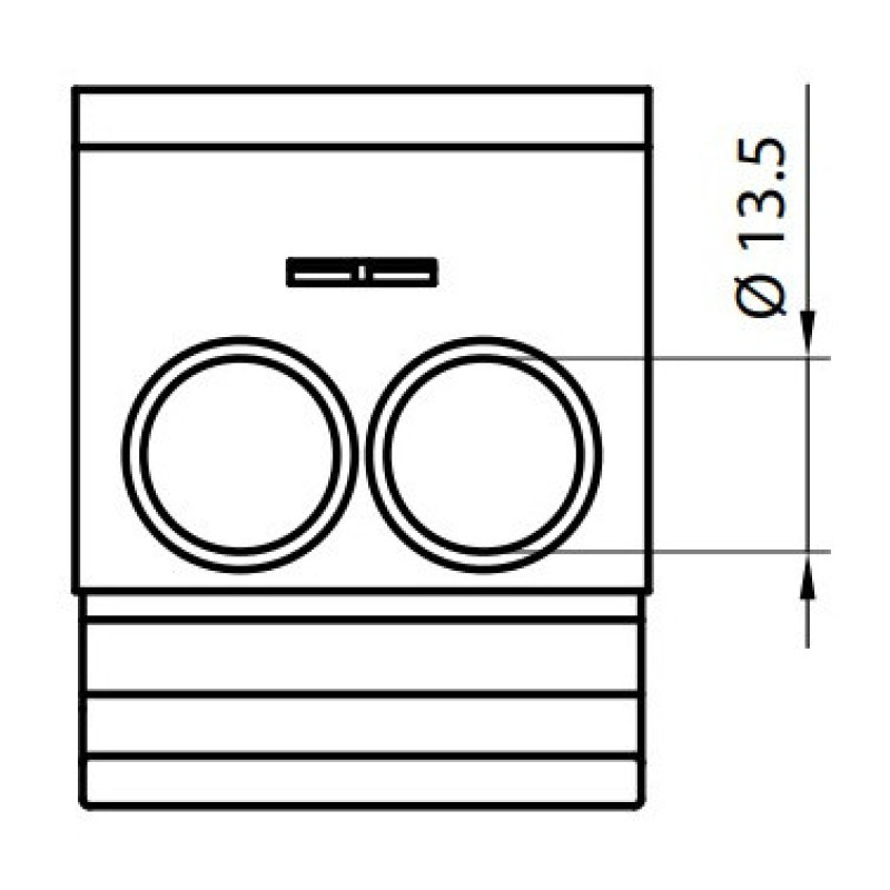 Распределительный блок ETI 001102426 EDBM-8/N (192А 1x4-70; 2x4-35; 3x2.5-25)