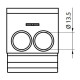 Распределительный блок ETI 001102426 EDBM-8/N (192А 1x4-70; 2x4-35; 3x2.5-25)