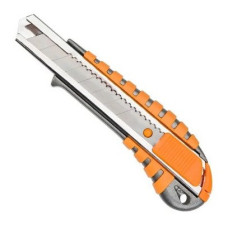 Ніж з відламним лезом Neo Tools 63-011 18мм в металевому корпусі