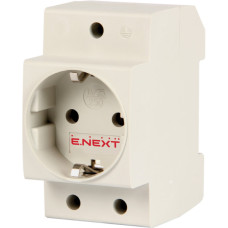 Розетка на DIN-рейку e.socket.pro.din.tms, E.NEXT