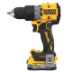 Ударная дрель-шуруповерт бесщеточная DeWALT DCD805E1T XR Li-Ion 18В 1,7Ач 90Нм патрон 13мм