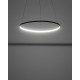 Люстра Nowodvorski 10812 Circolo LED M 1x21W 3000K 660Lm IP20 чорна