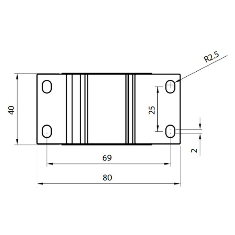 Распределительный блок ETI 001102412 EDBM-2/N (160А 1x4-70; 2x4-35; 3x2.5-25)