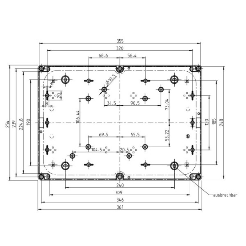 Коробка соединительная Spelsberg PS 3625-16-to (sp11151201) IP66 с гладкими стенками