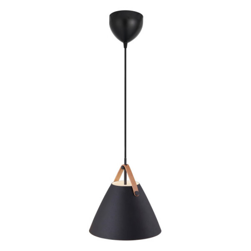 Підвісний світильник, люстра Nordlux 84333003 Strap E27 1x40W IP20 чорний
