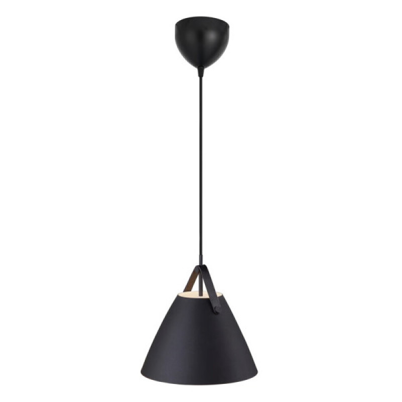 Підвісний світильник, люстра Nordlux 84333003 Strap E27 1x40W IP20 чорний
