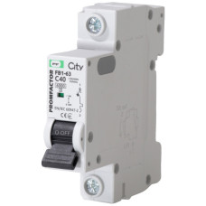 Электро-автомат Promfactor CITY FB1-63 1P C 40A 6кА (FB1CI1040)