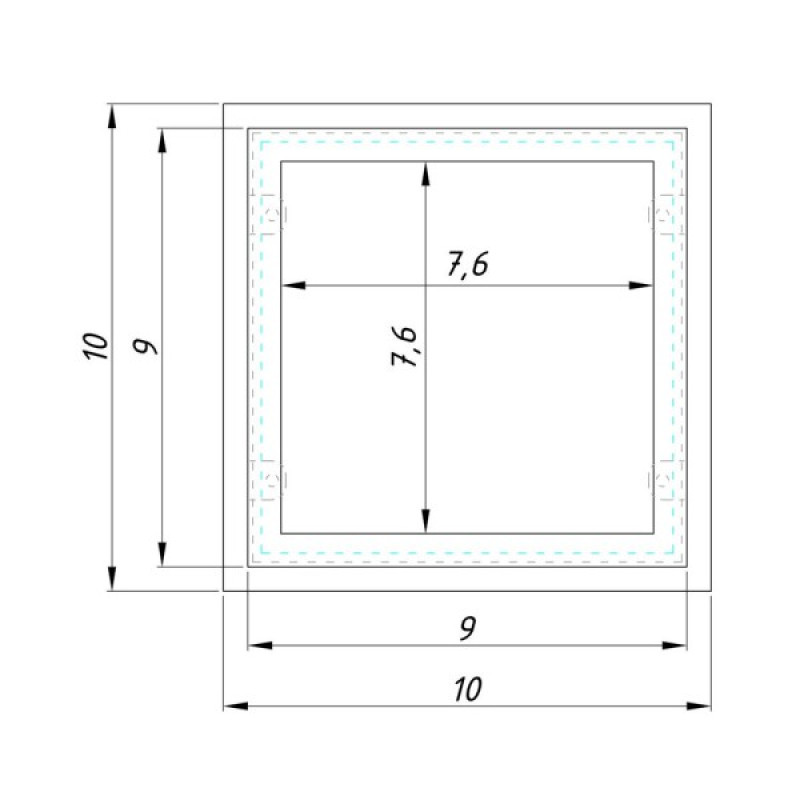 Точечный светильник для потолка Грильято Imperium Light 724110.05.92 Griliato Led 1x10.5W 4000K IP20 Черный