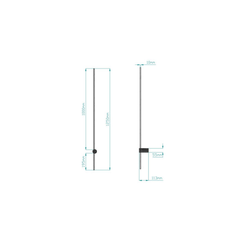 Бра, настінний світильник MJ-Light 13008 Line LED 12W 3000k