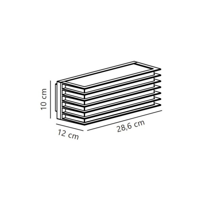 Вуличний світильник Nordlux 2318231003 Fluctus E27 2x15W IP44 чорний