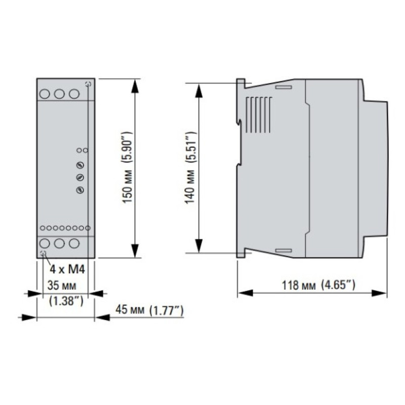 Пристрій плавного пуску Eaton Moeller DS7-342SX032N0-N (напруга керування 110/230В AC)