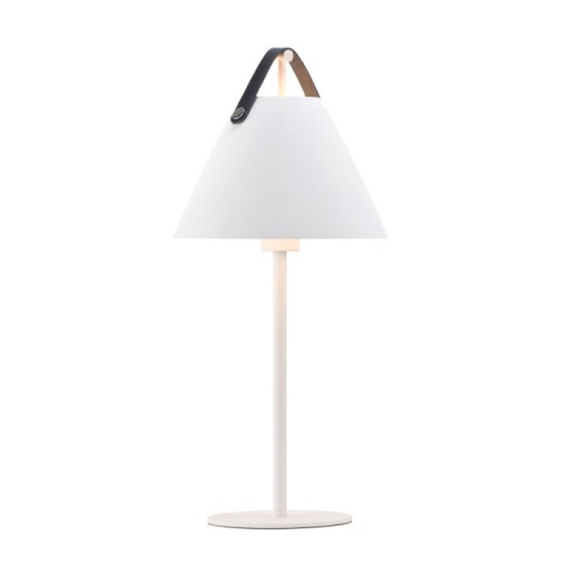 Настільна лампа Nordlux 46205001 Strap E27 1x40W IP20 біла