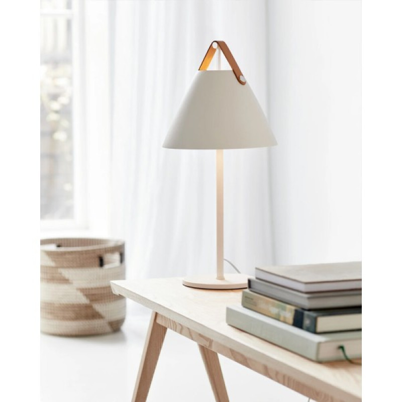 Настільна лампа Nordlux 46205001 Strap E27 1x40W IP20 біла