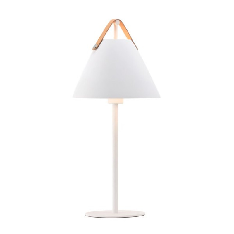 Настільна лампа Nordlux 46205001 Strap E27 1x40W IP20 біла