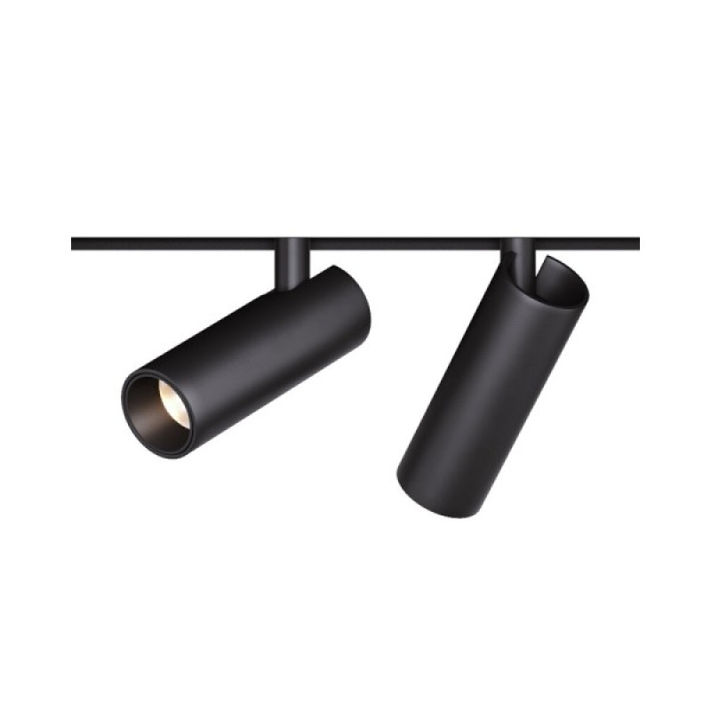 Магнітний трековий світильник Kloodi KDMG-SPOT35 2x7W 4K BK LED 1120Lm IP20 чорний
