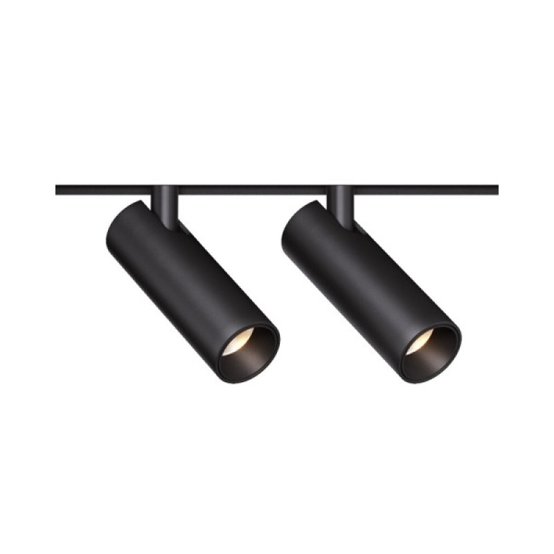Магнітний трековий світильник Kloodi KDMG-SPOT35 2x7W 4K BK LED 1120Lm IP20 чорний