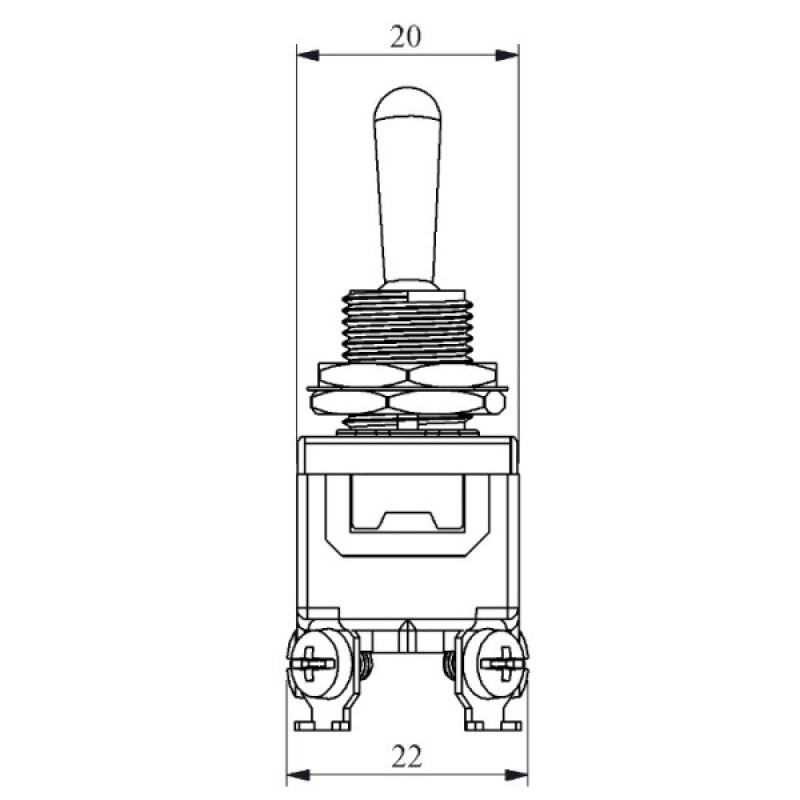 Тумблер EMAS MA121 ON-OFF