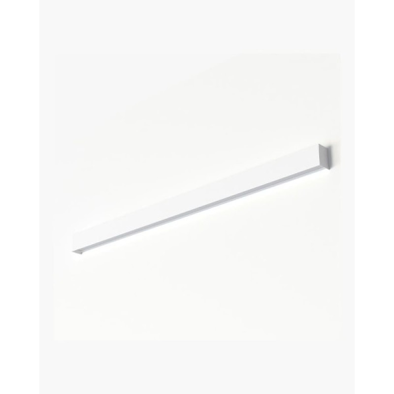 Бра, настінний світильник Nowodvorski 7566 Straight Wall LED T8LED 1x22W 3000K 3200Lm IP20 білий