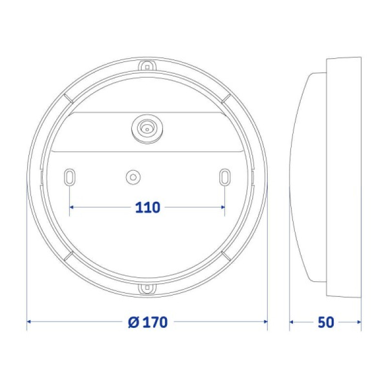 Светильник LED PiN ДББ Дельта 12W 5000K IP54 белый ( 114120 )