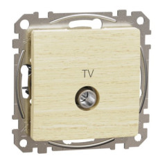 Конечная TV-розетка 4 дБ Schneider Electric Sedna Design & Elements береза SDD180471