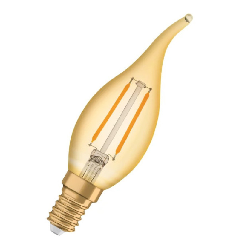 Лампа светодиодная Osram 1906 CL BA 22 2,5Вт/824 FIL GOLD E14 10x1