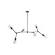 Люстра Nowodvorski 9138 Twig E27 6x25W IP20 черная