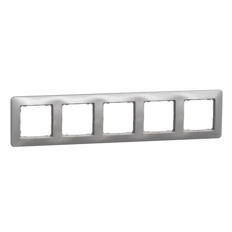 Рамка 5-местная Schneider Electric Sedna Design алюминий SDD313805